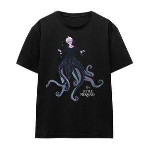 The Little Mermaid Unisex Adult Ursula T-Shirt / Black